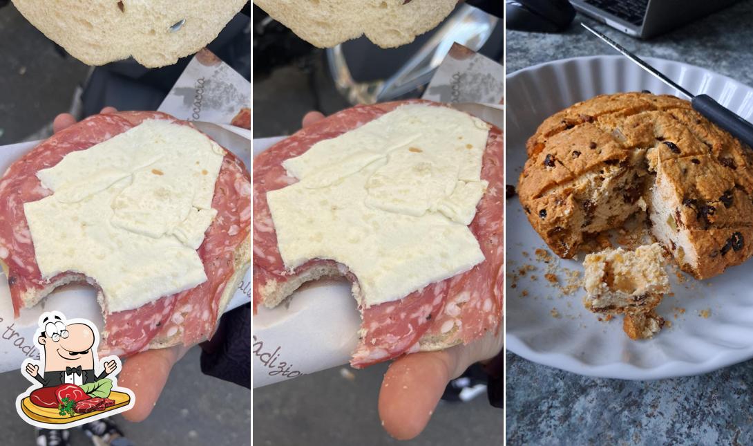Carpaccio di manzo al Panificio Pasticceria Rebora