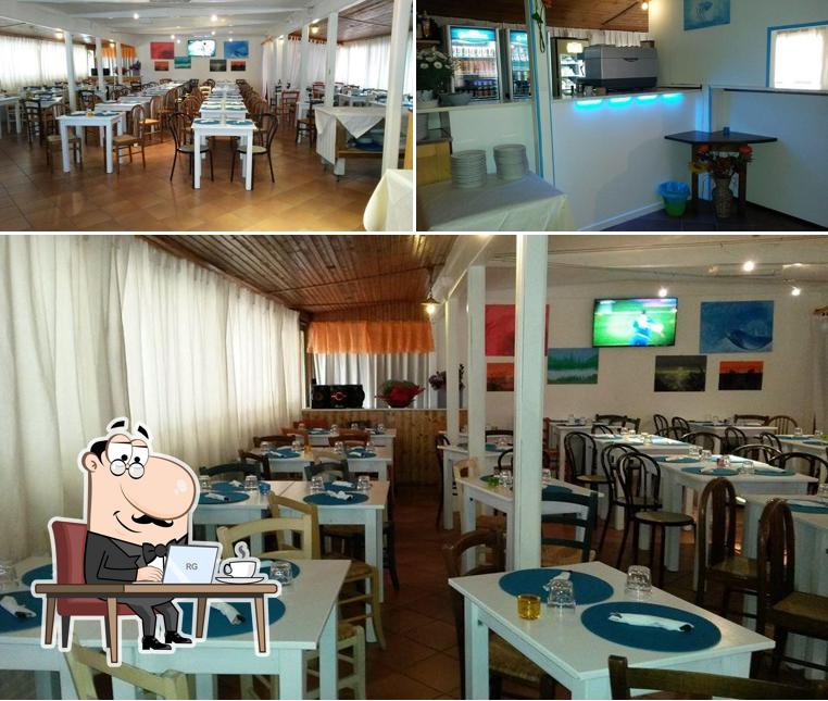 Dai un'occhiata agli interni di Pizzeria Si Mangia