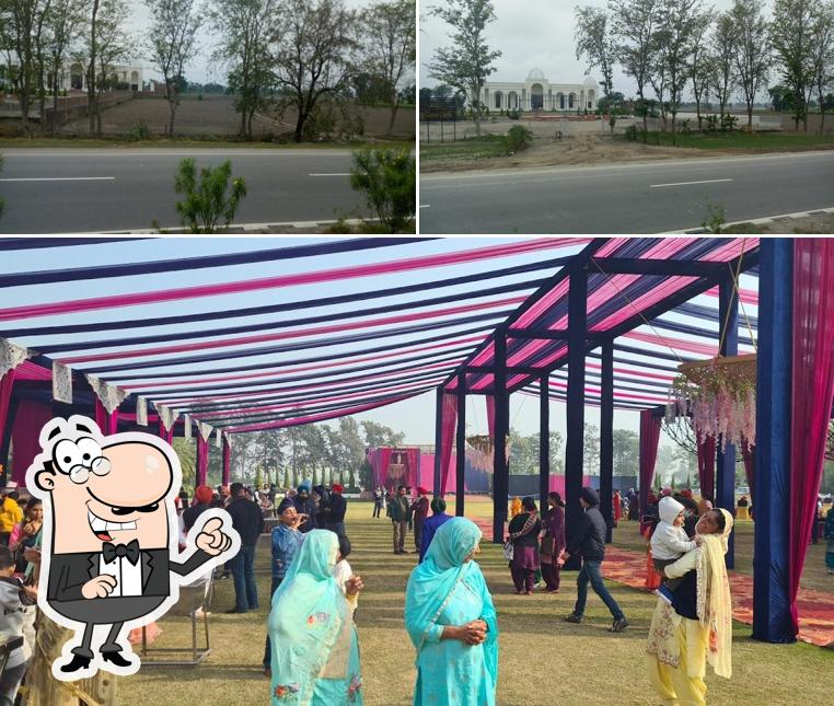 Check out how The crown castle Marrige Resort Makhu looks outside