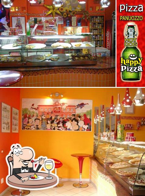 La immagine della cibo e alcol di Happy Pizza