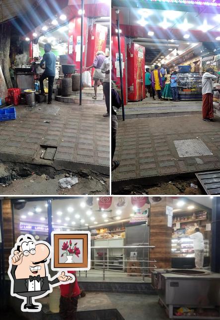 The interior of Jayam Bakery