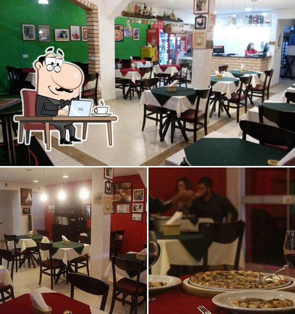 Veja imagens do interior do Pizzaria La Dolce Vita