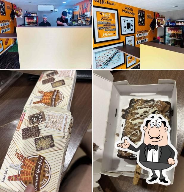 The picture of Conical Gaufres Raipur’s interior and food