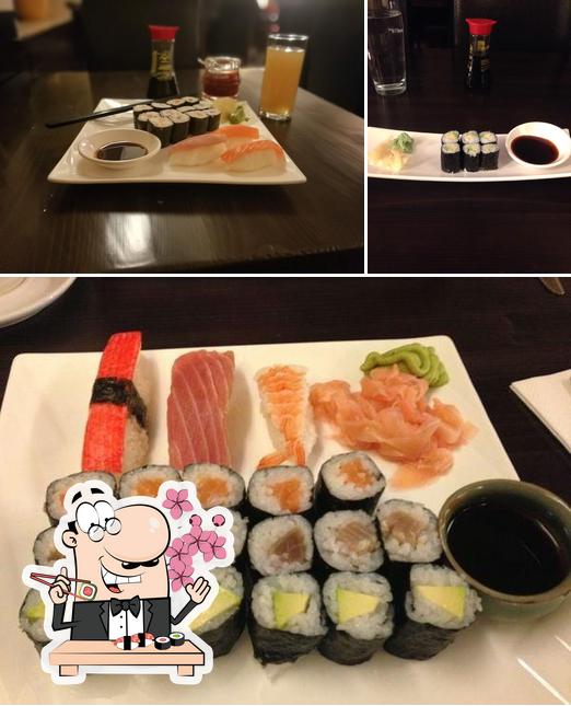 Choisissez différentes options de sushi