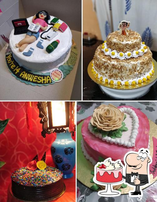Here's a pic of Cosmos flavour by Mousumi-Customized,Home made cake, dryfruit cake, confectionery and best baking institute ,