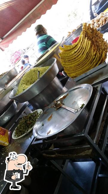 See this picture of Hotel Bajrang