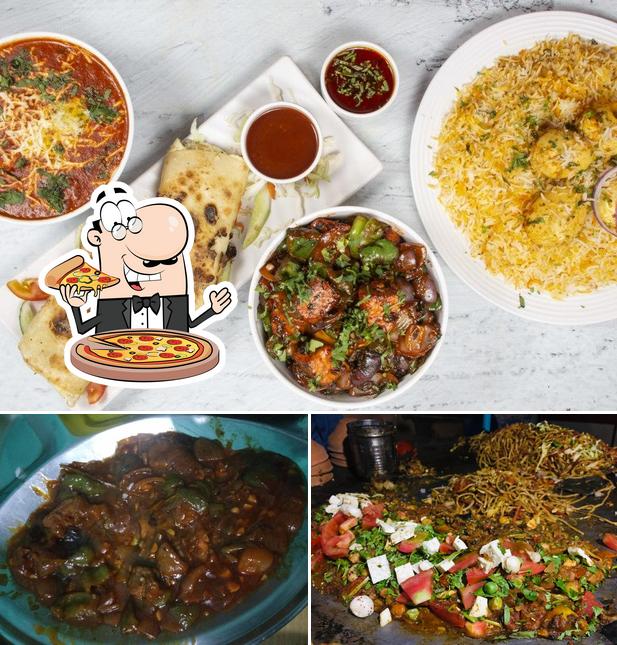 Pick pizza at Manbhavan Food Corner