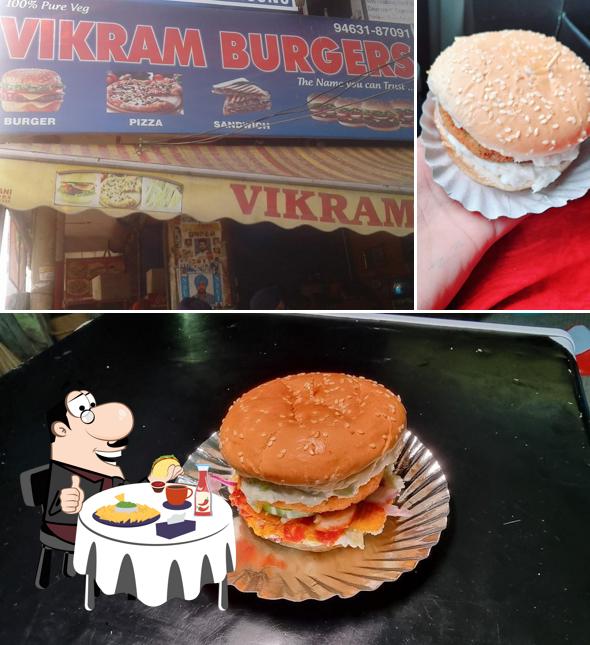 Get a burger at Vikram Burgers