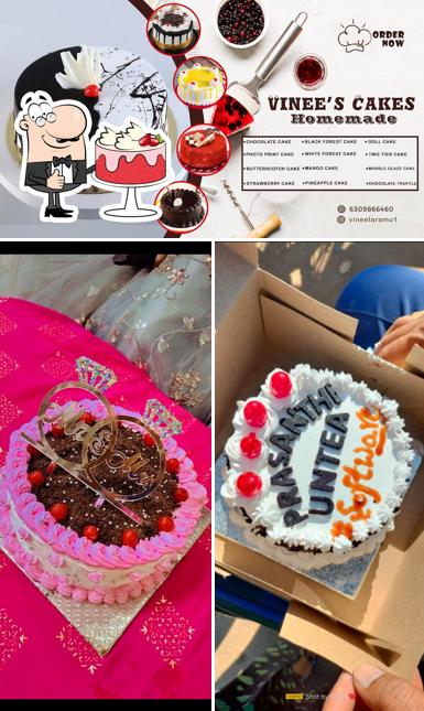 Look at this image of Vinees cakes homemade