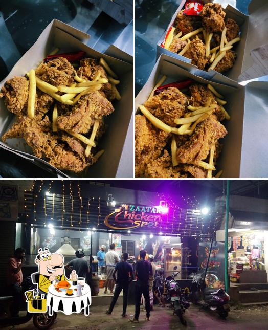 The restaurant's food and exterior