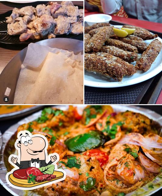 Meat meals are available at Veer Ji Malai Chaap wale