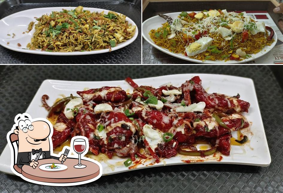 Food at Arabian restaurant
