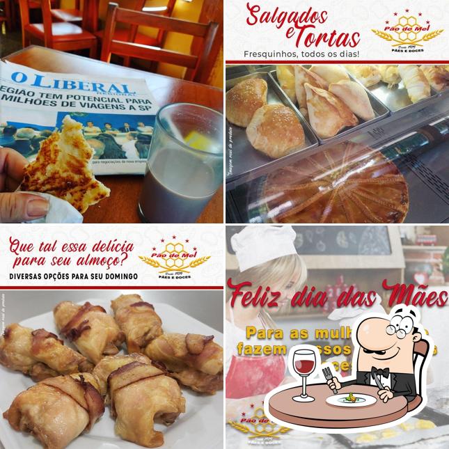 Comida em Padaria Pão de Mel
