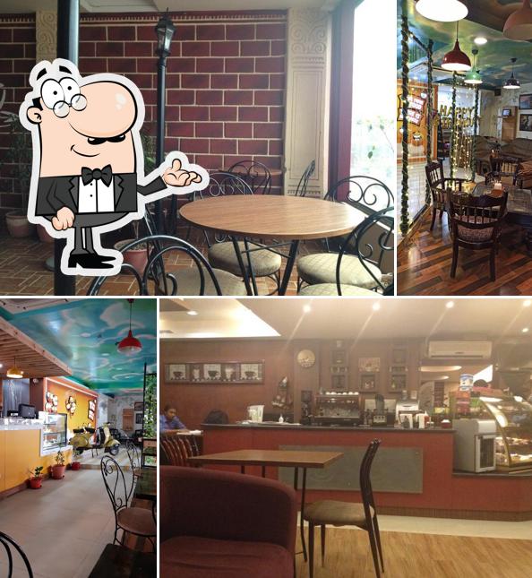 The interior of Flavours Cafe & Bakery