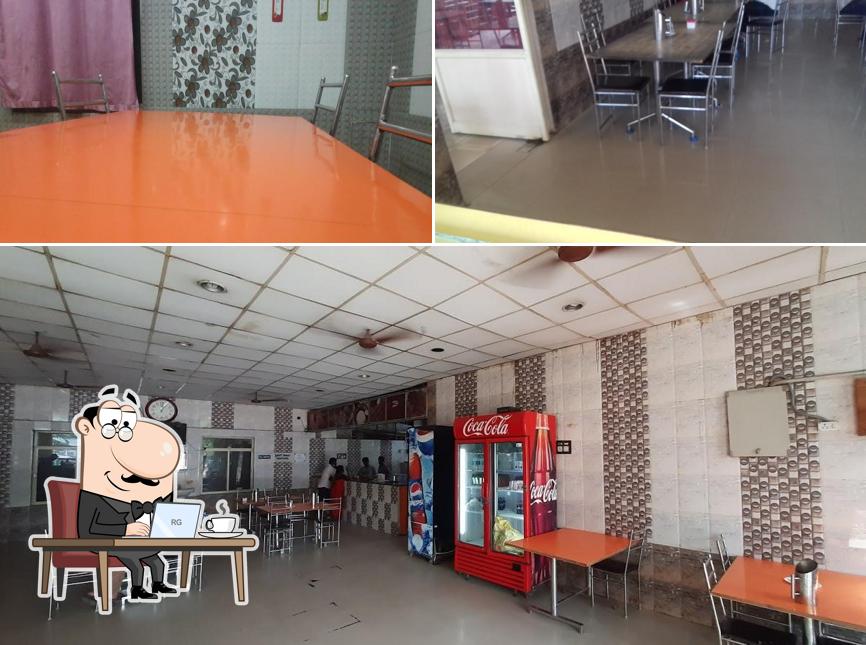 The interior of Kurnool Medical College Cafeteria
