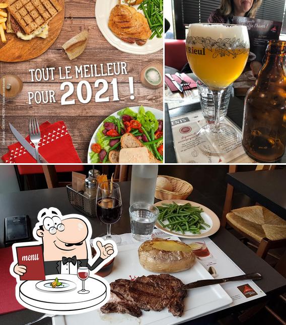 L’image de la nourriture et bière concernant Restaurant de l'hotel