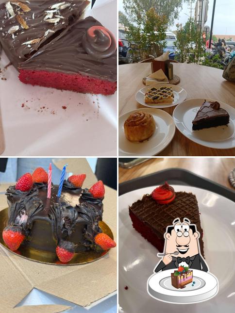 Chocolate cake at Mary Janes Bakery & Deli