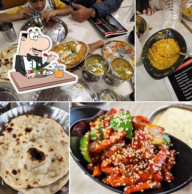 Food at Nanaksar Dhaba