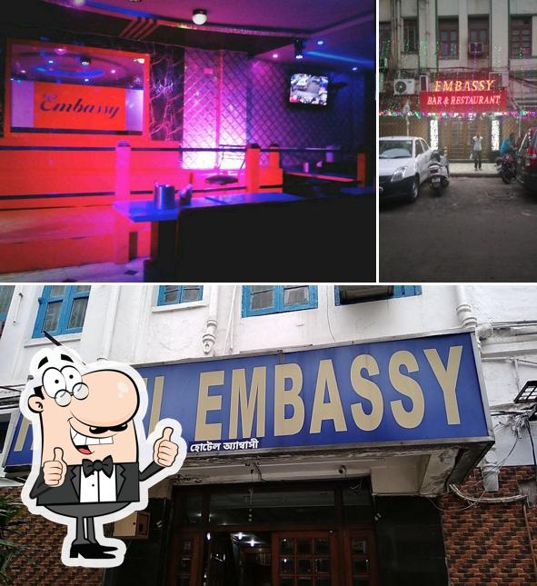 Here's a picture of Embassy Restaurant