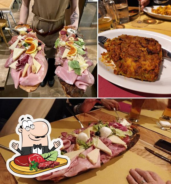 Prova i un pasto a base di carne a Le Moline