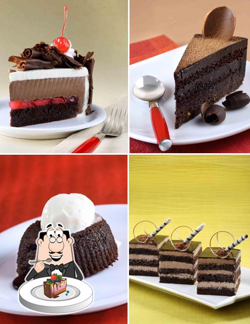 Chocolate cake at Pâtisserie by ABAD