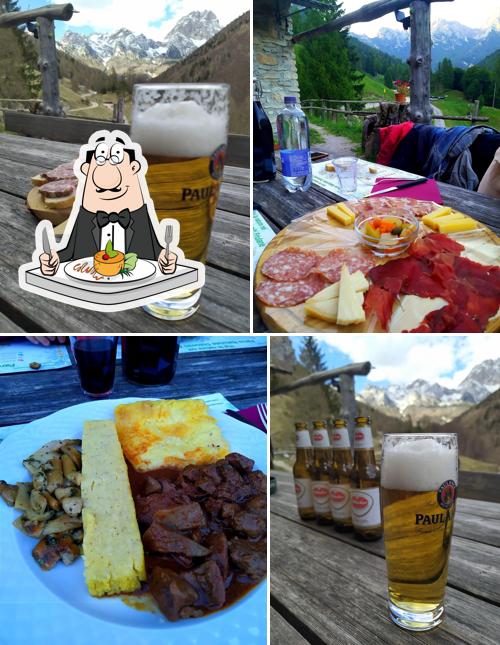 Cibo al Rifugio Casera Mela