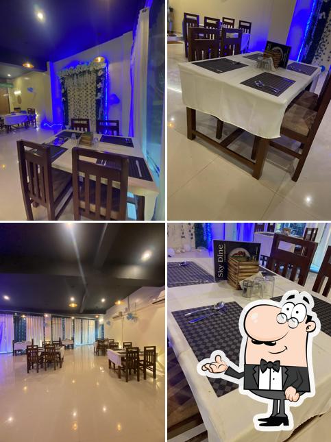 The interior of Sky Dine, Siwan