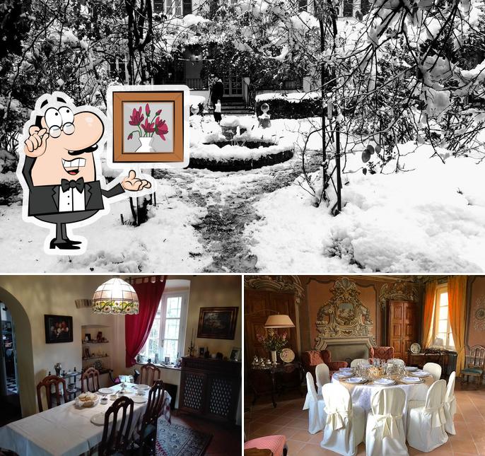 Tra le varie cose da Villa Il Palazzo si possono trovare la interni e esterno