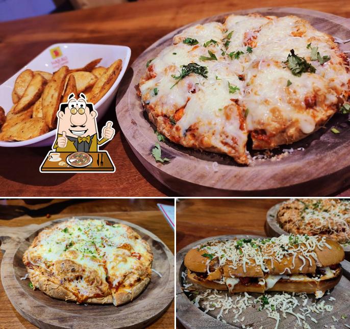 Pick pizza at haji ali juice centre