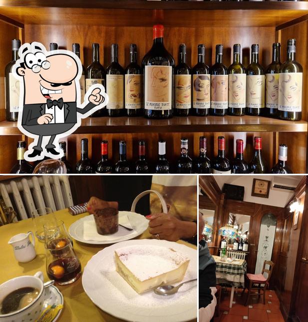 Gli interni di Osteria La Saletta