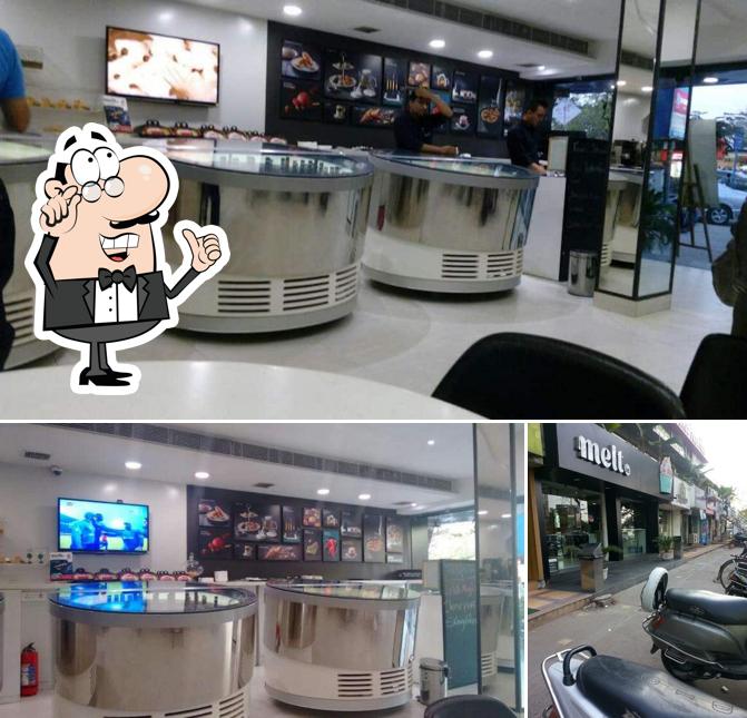 This is the picture showing interior and exterior at Melt In