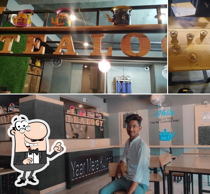 The interior of TEALOGY CAFE GOLE KA MANDIR