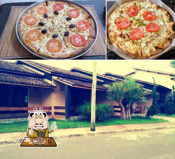 Peça diferentes variedades de pizza