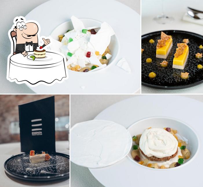 Essenza Restaurant serve un'ampia varietà di dolci