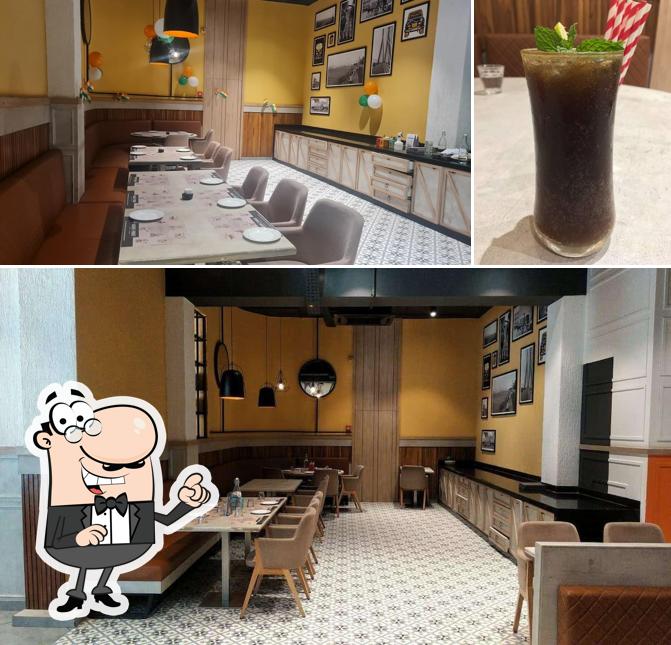 Among various things one can find interior and drink at Kailash Parbat- Pure Vegetarian Restaurant