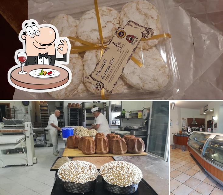 La cibo e interni del ristorante