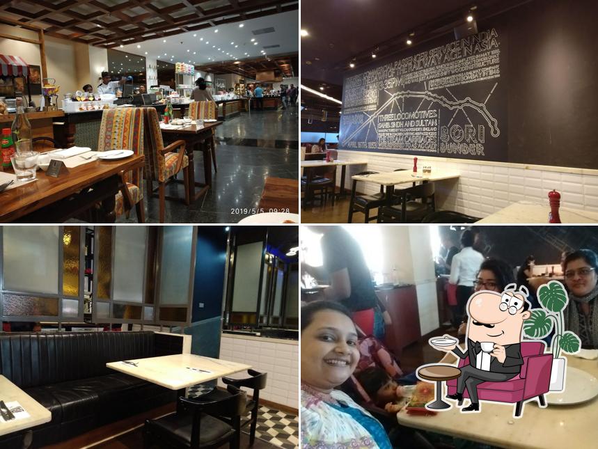 The interior of PizzaExpress