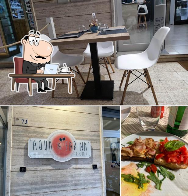 Gli interni di Pizzeria Aqua & Farina
