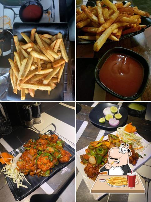 French fries at HIVE SKY BAR LOUNGE