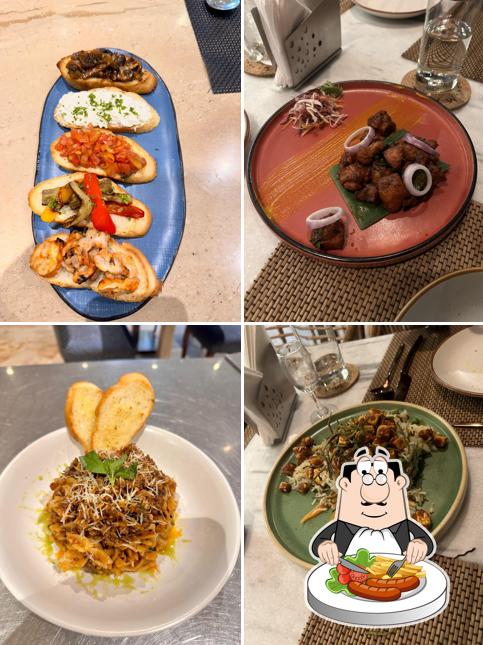Food at Mavi Rooftop Lounge