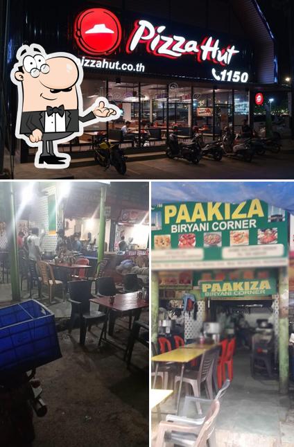 The interior of Paakiza Biryani Center