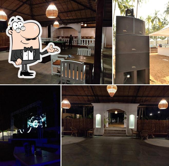 The interior of Sunset Ashram