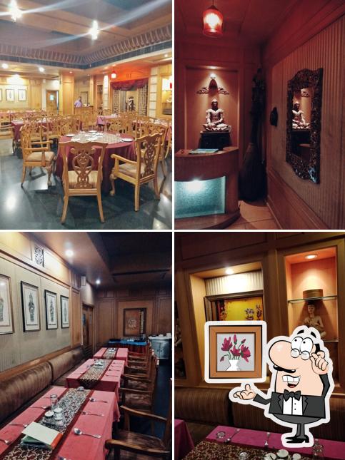 Take a seat at one of the tables at The Mandarin