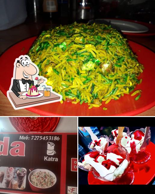 Cafe Adda serves a range of sweet dishes