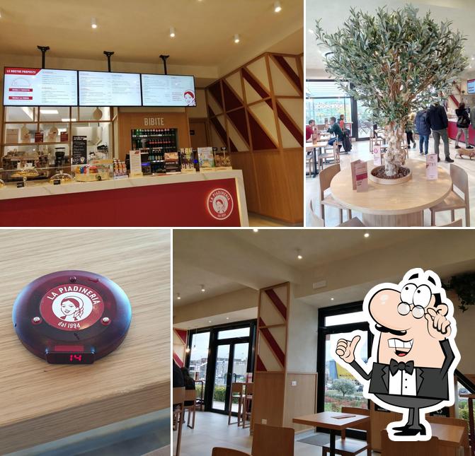 Gli interni di La Piadineria