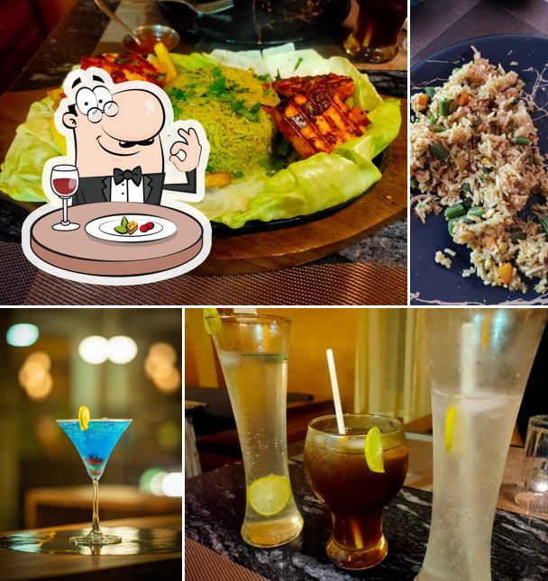 Chocolate mousse at M2 (Eat In Style) Best Veg Restaurant in Mysuru