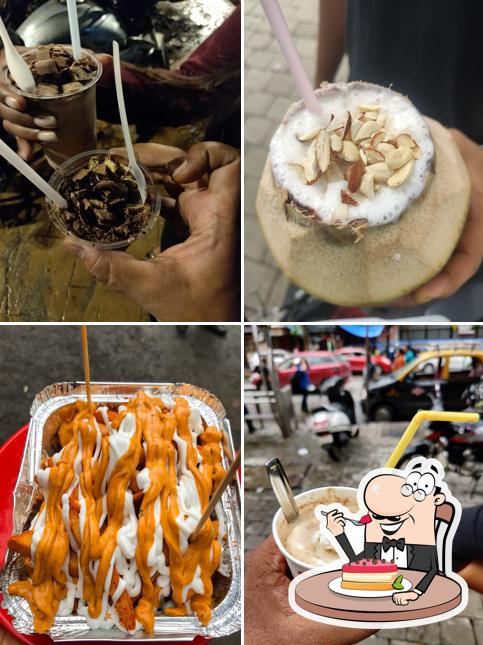 Pranav's corner provides a selection of desserts