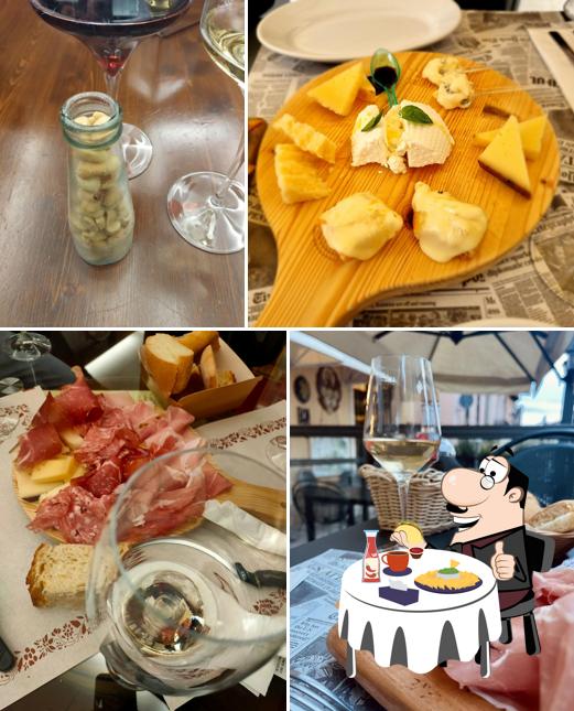 Piatto di formaggi al Enoteca del Soave