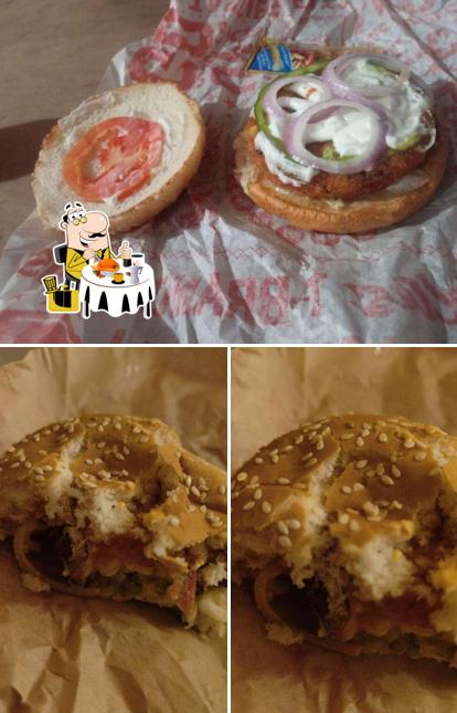 Food at Fry King Burger