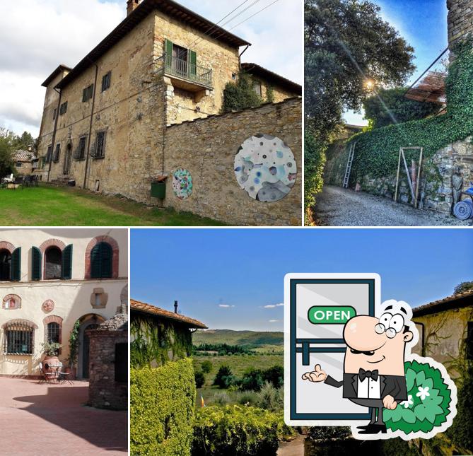 Goditi la vista dagli esterni di La Chiara di Prumiano